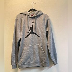 Men’s Grey Jordan Logo Fleece Hoodie